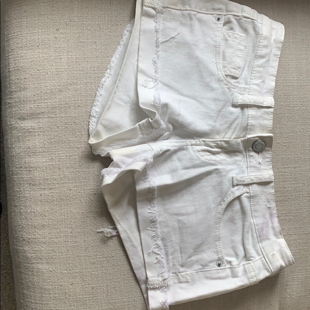 White shorts
